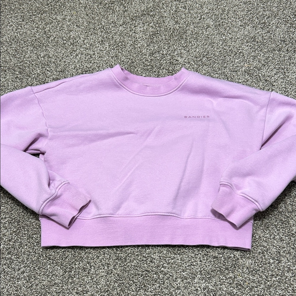 BANDIER Lavender Crewneck Sweatshirt - Women's Pullover